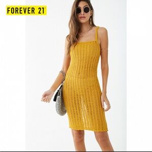 (5) Forever 21 knit cover up dress